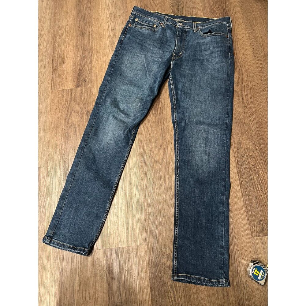Levi's 511 Slim Fit WaterLess Dark Wash Denim Jeans Mens W36 L34